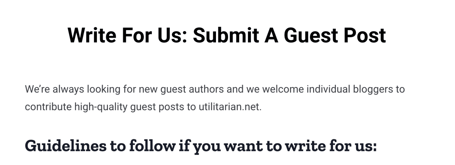 White Hat Linkbuilding