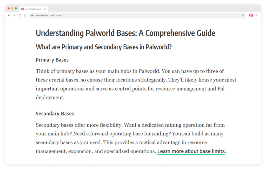 entertainment link building case study