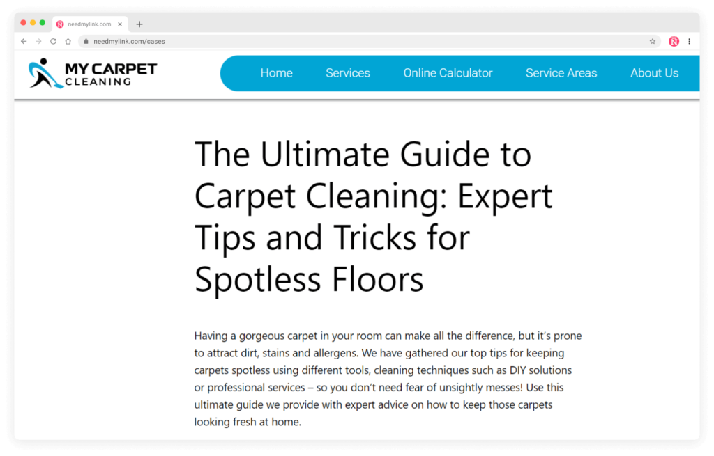 plumber link building