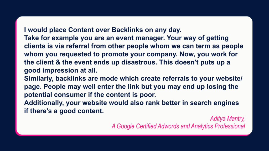 content for link building