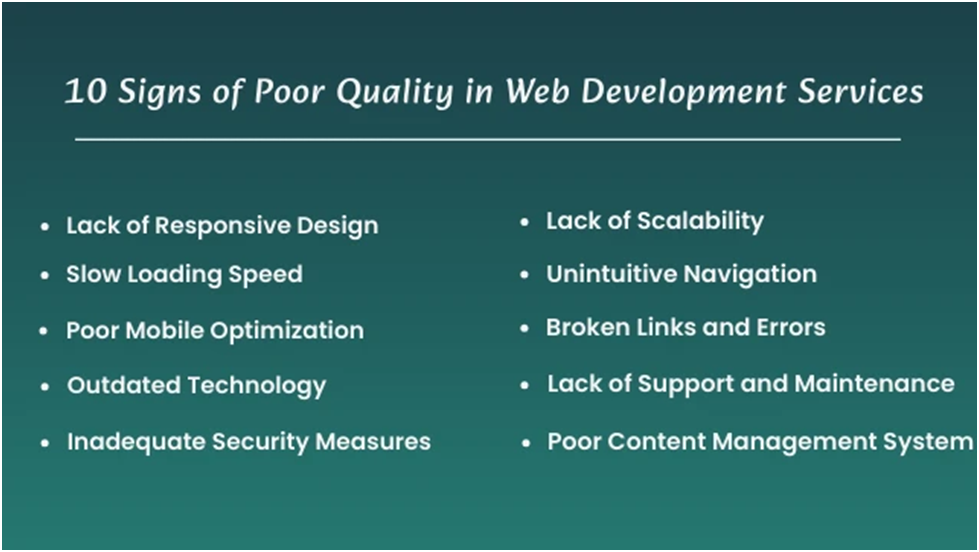Risks of Low-Quality Sites