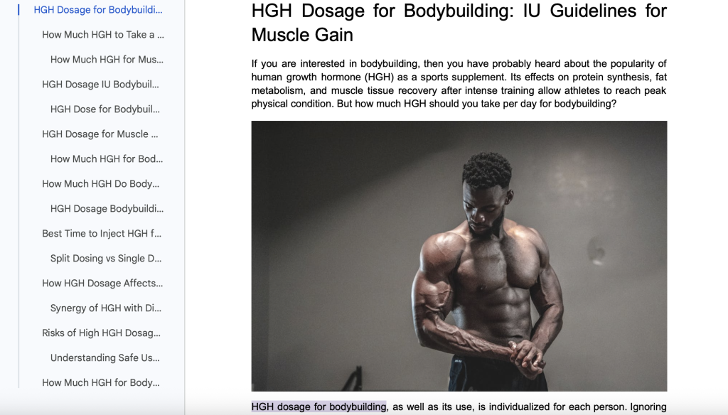 SEO Copywriting Example (🇺🇸USA, Pharma)