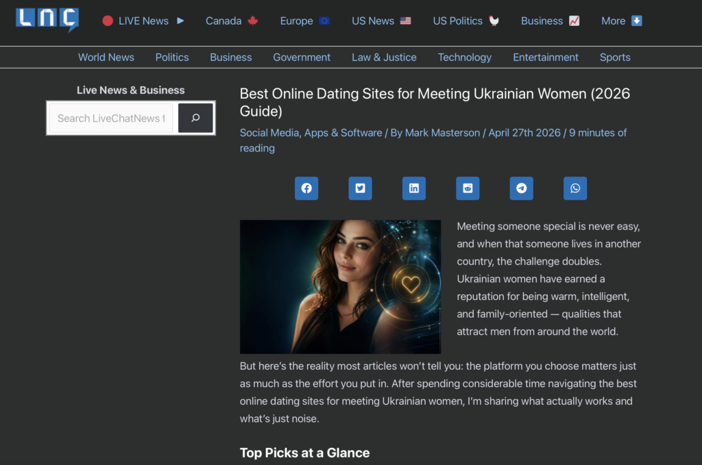 Outreach Guest Posting Example (🇮🇳India, Dating)