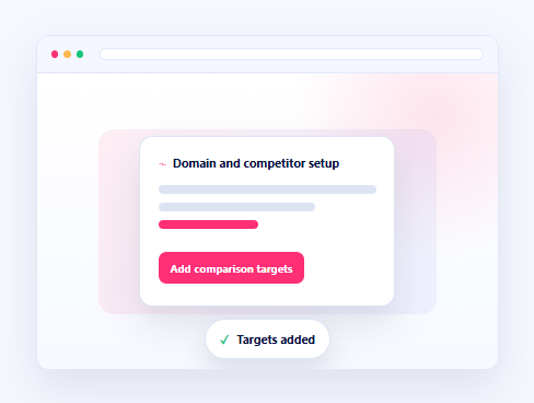 Add Your Site and Competitors