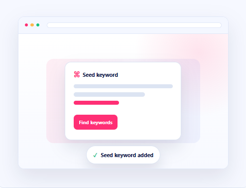 Add a Seed Keyword