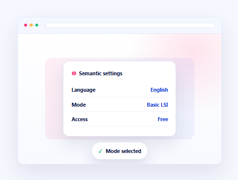 Choose Language and Mode