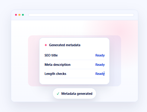 Generate Meta Tags