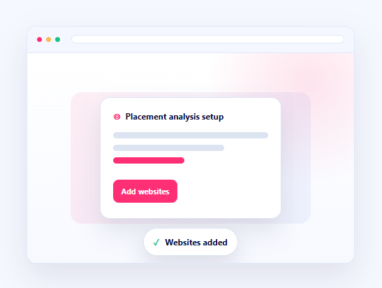 Enter the Placement and Target Sites