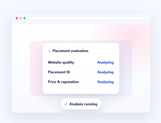 Run the Placement Analysis